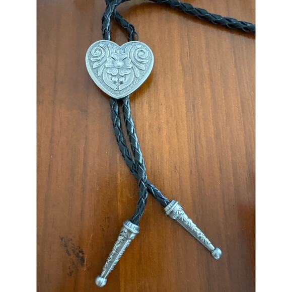 Heart Bolo Tie Necklace - Etsy Canada Stainless Steel Heart Bolo Tie Western Festival Necklace NWOT